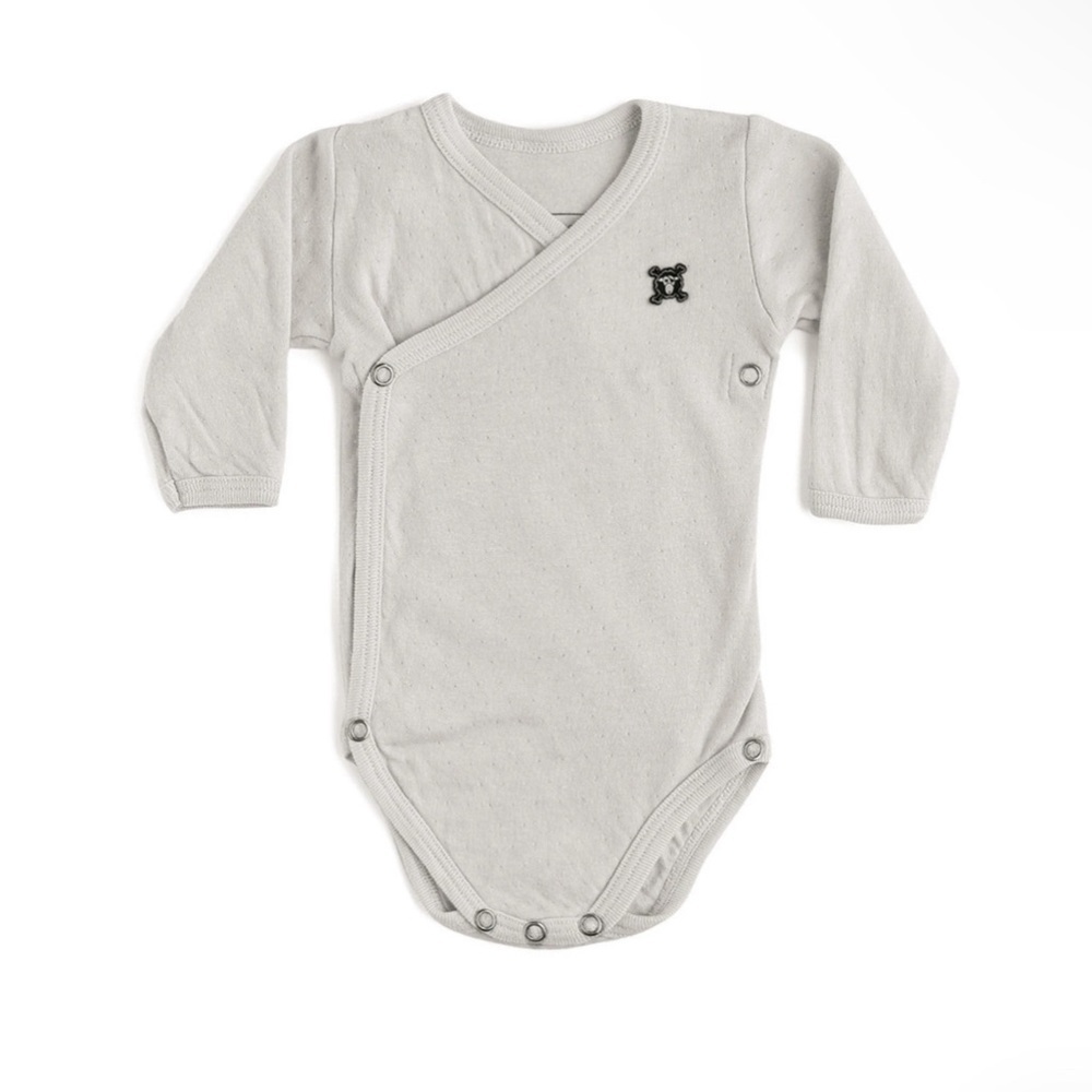 nununu off white Wrap Bodysuit onesie